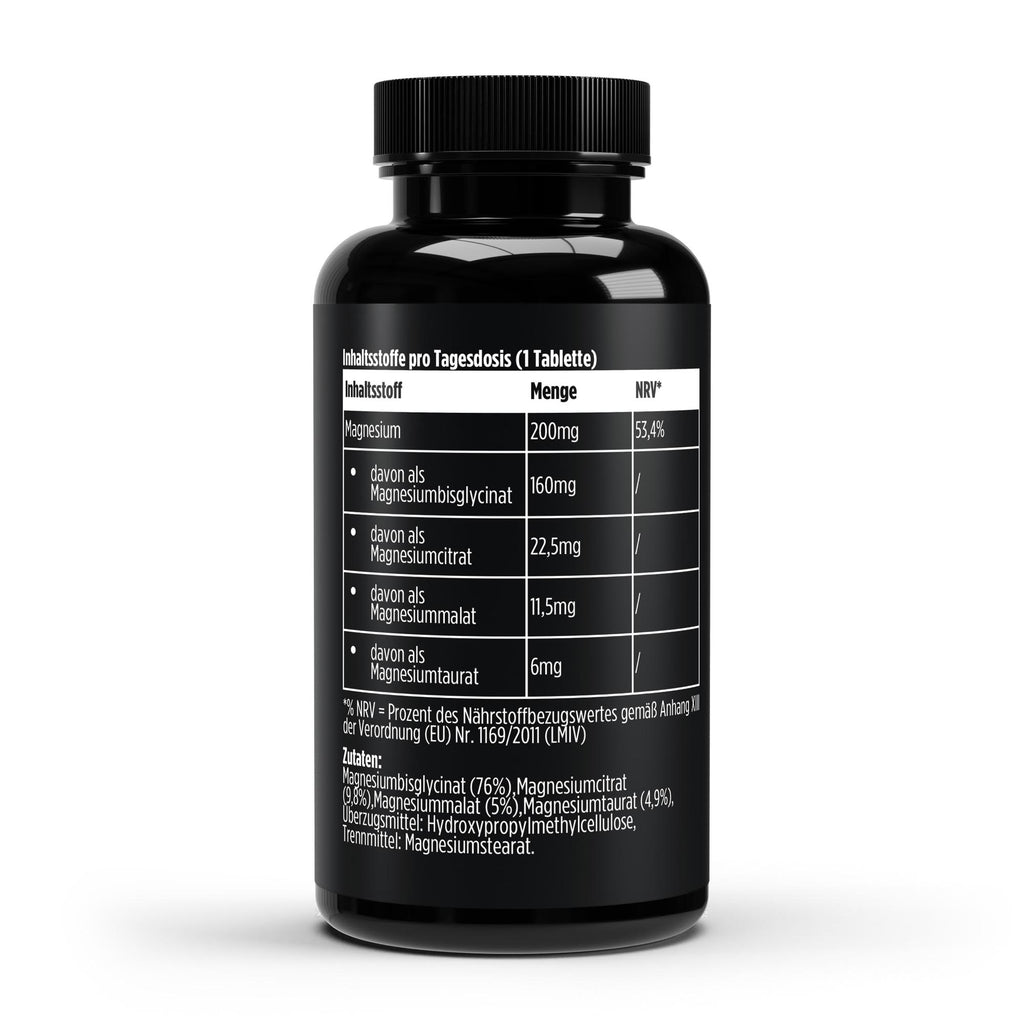 Magnesium 4fach Komplex - 60 vegane Tabletten