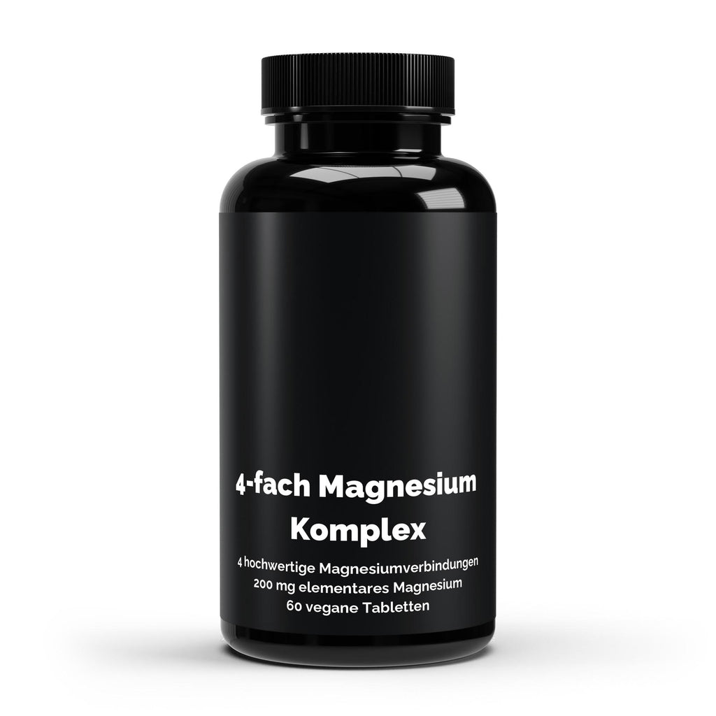 Magnesium 4fach Komplex - 60 vegane Tabletten